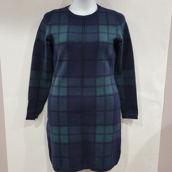 Longsleeve Tartan Holiday Dress - Picture 1 of 2